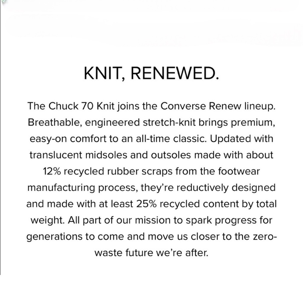 Converse 70 Knit Renew Recycle Women 7 - Picture 14 of 15